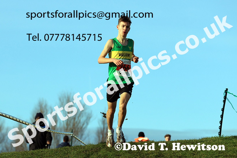 Boys under-15s 2024 NECAA Cross Country Champs., Temple Park, South Shields. Photo: David T. Hewitson/Sports for All Pics